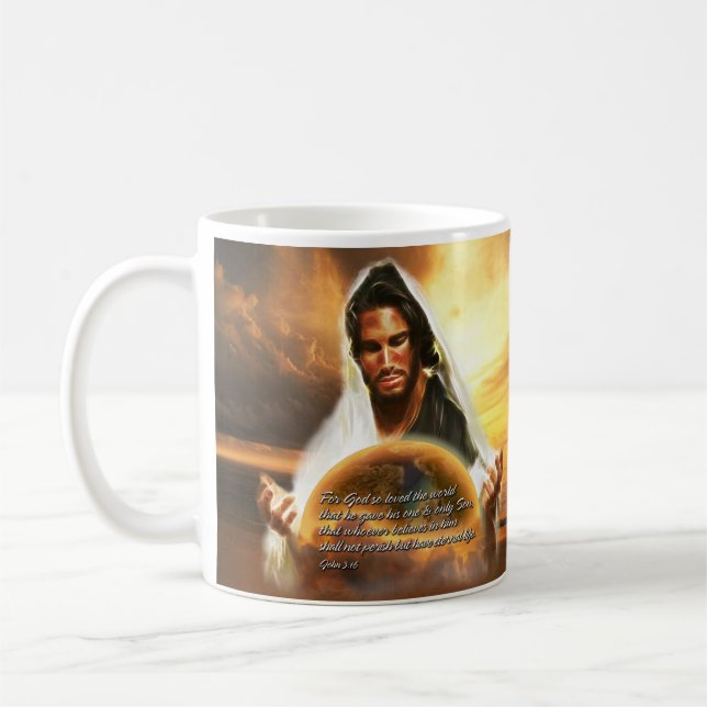 Mug Pour Dieu si aimé le monde 2 (Gauche)