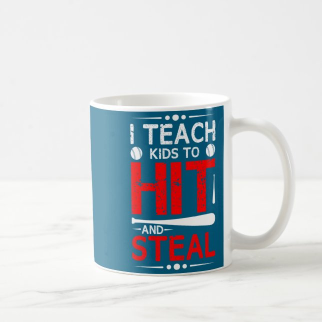 Mug Pour enseigner le baseball frapper voler sport (Droite)
