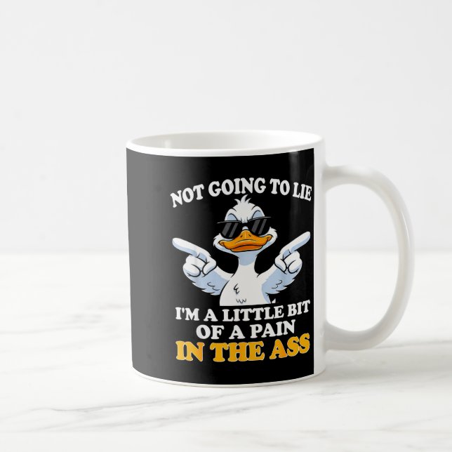 Mug Pour être honnête, je suis un peu casse-pieds (Droite)