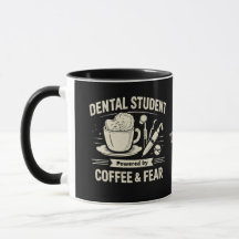 Mug pour étudiant en dentaire – Alimenté par le ca