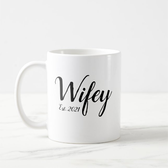 Mug pour femme, Mug pour mariée, Mug pour couples, (Gauche)