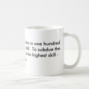 Mug Pour gagner cent victoires dans cent batailles