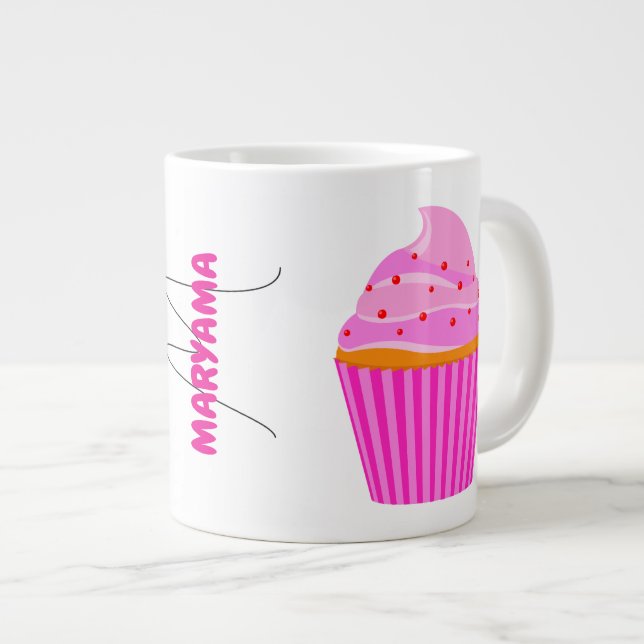 Mug pour gâteaux micro-ondes (Nom, idée de cadeau  (Devant droit)