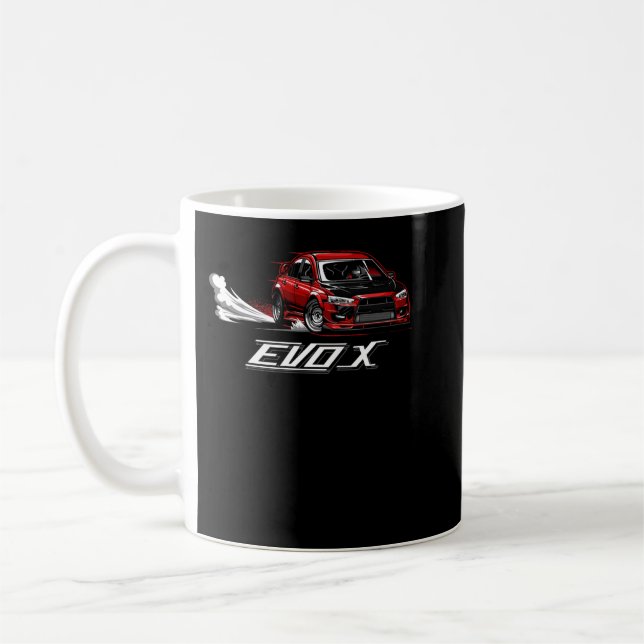 Mug Pour Hommes Femmes Mitsubishi Lancer Evolution 10  (Gauche)