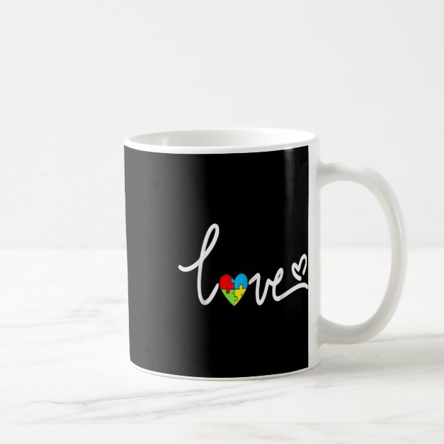 Mug Pour Hommes Femmes Sensibilisation sur l'autisme T (Droite)