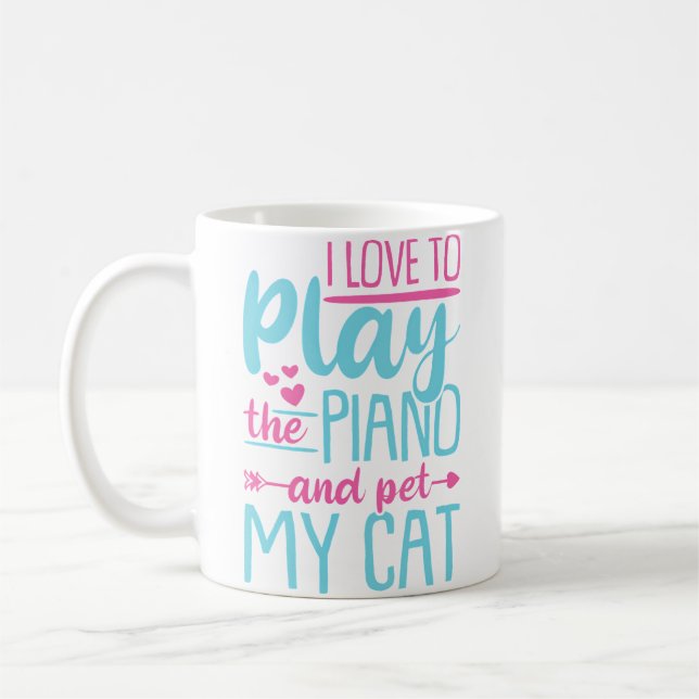 Mug Pour Joueur de Piano (Gauche)
