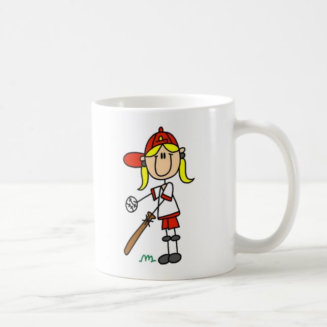 Mug pour joueuse de softball fille (Droite)