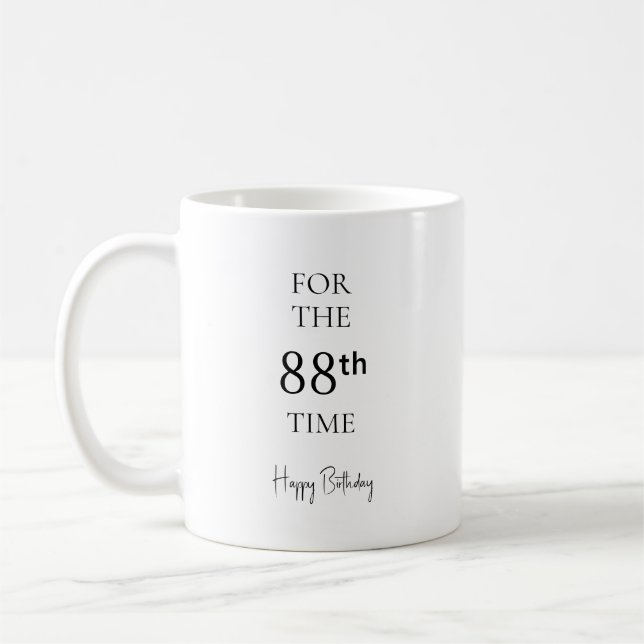Mug Pour la 88e fois Joyeux Anniversaire (Gauche)