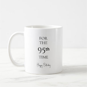 Mug Pour la 95e fois Joyeux Anniversaire Minimaliste