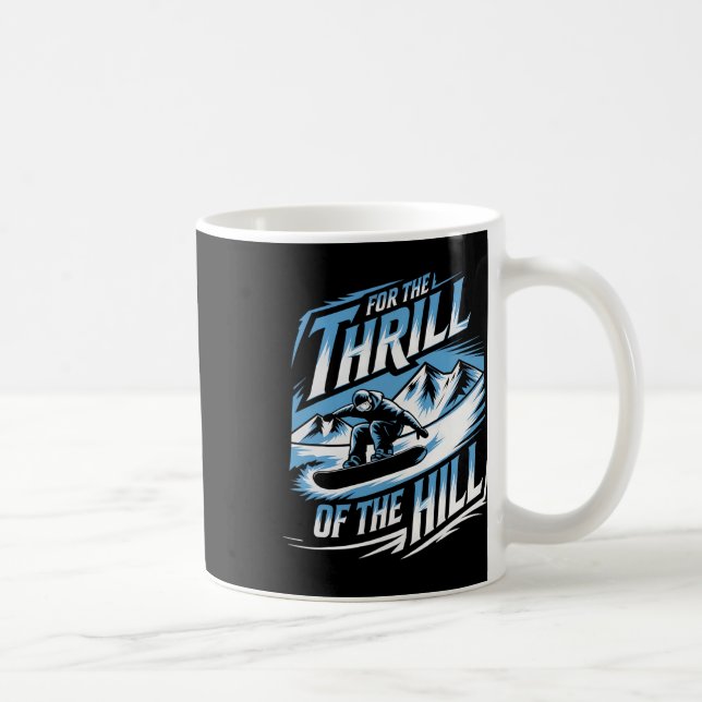 Mug Pour La Frisée De La Hill Snowboard Winter Sno (Droite)