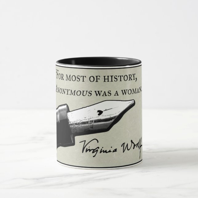 Mug "Pour la majeure partie d'histoire, anonyme était (Centre)