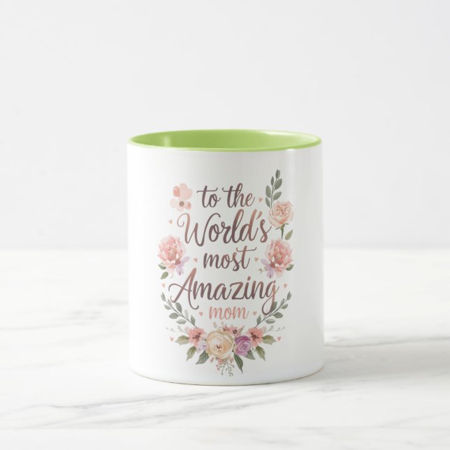 Mug Pour la maman la plus incroyable du monde Design f (Centre)