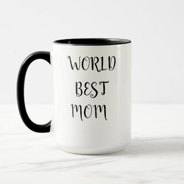 Mug pour la meilleure maman du monde (Gauche)