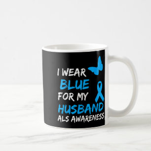 Mug Pour la sensibilisation à la SLA Mari bleu
