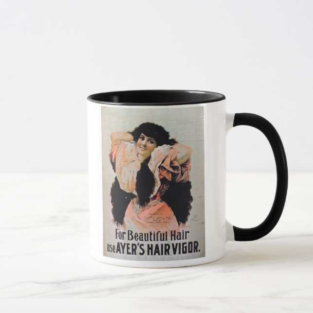 Mug "Pour la vigueur des cheveux de bel de cheveux (Droite)