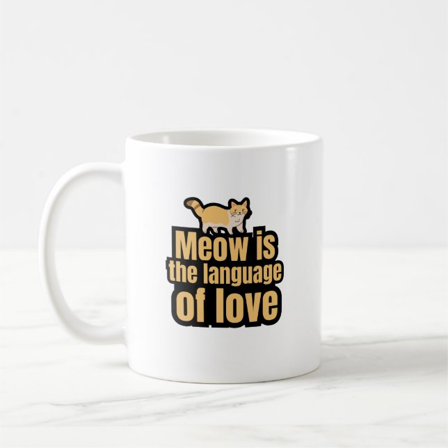 Mug Pour l'amour des chats (Gauche)