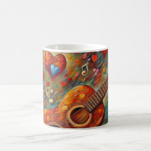 Mug Pour L'Amour Des Guitares Et De La Musique