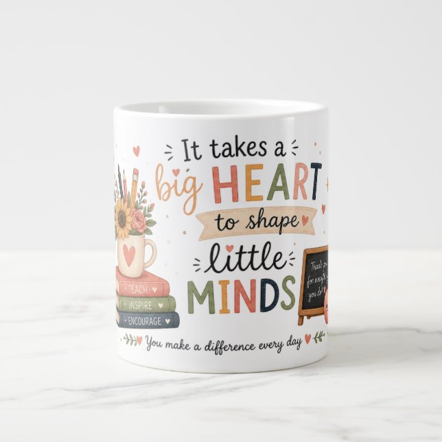 Mug pour l'appréciation des enseignants (Devant)