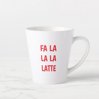 Mug pour Latte de Noël