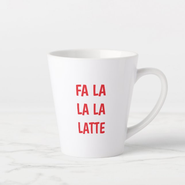 Mug pour Latte de Noël (Droite)