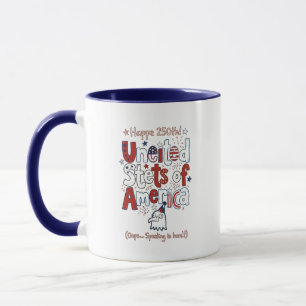 Mug pour le 250e anniversaire de l'Amérique - Drôl