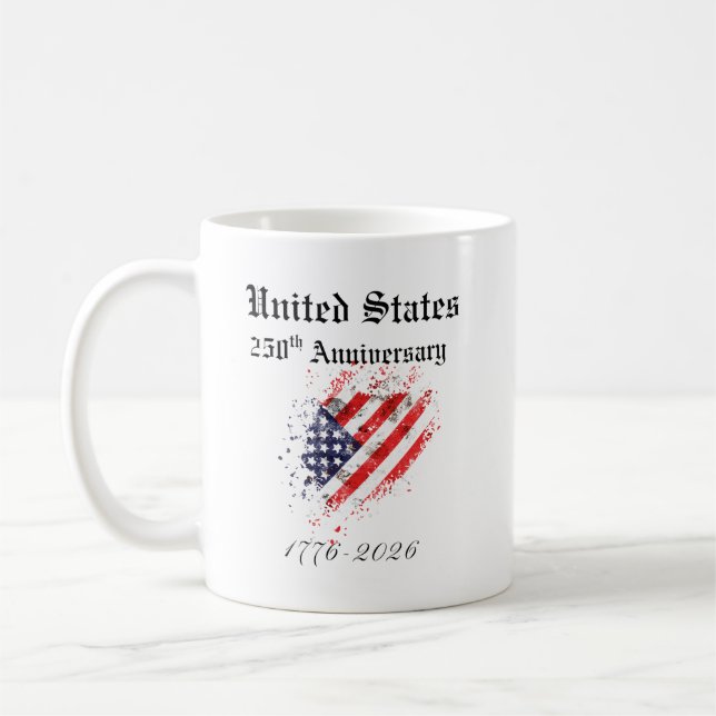 Mug pour le 250e anniversaire des États-Unis (Gauche)