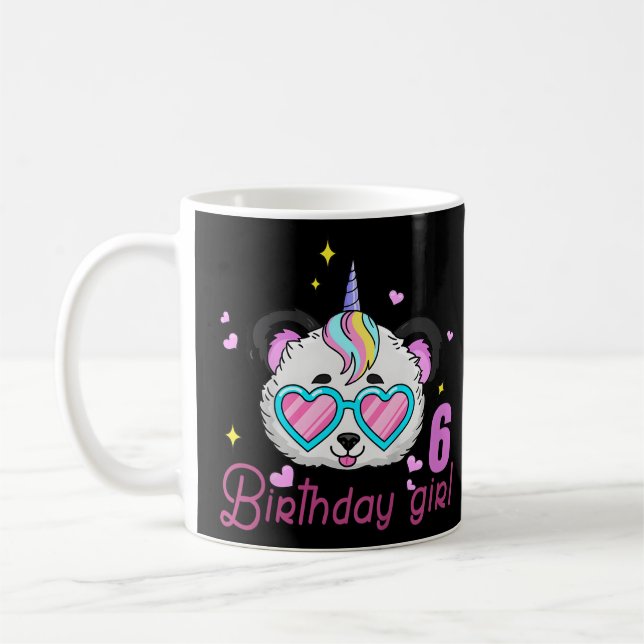 Mug Pour Le 6E 6 Panda Unicorn (Gauche)