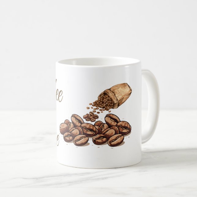 Mug pour le café (Devant droit)