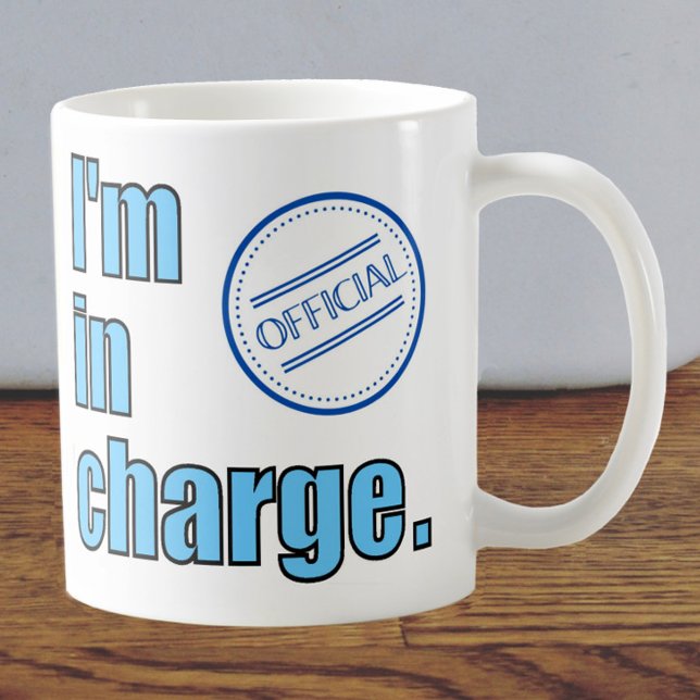 Mug Pour le patron. Le message dit que je suis respons (Créateur téléchargé)