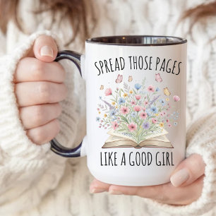 Mug pour lecteur de romance épicée, cadeau drôle p
