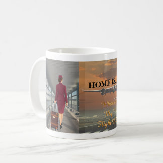 Mug pour l'équipage de cabine et l'hôtesse de l'ai