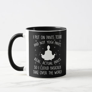 Mug Pour les amateurs de yoga, méditation de Yoga drôl