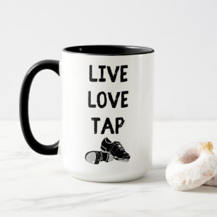 Mug Pour les danseurs de roquettes Live Love Tap Graph