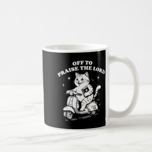 Mug Pour louer le Seigneur drôle de chat chrétien foi