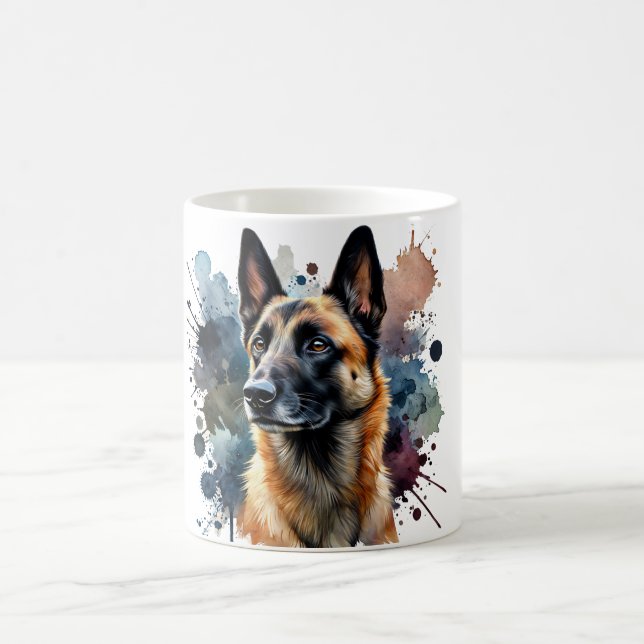Mug 🐾 Pour l'Ultimate Belge Malinois Fan! 🐾 (Centre)