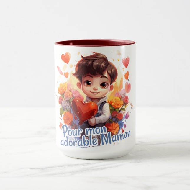 Mug Pour mon adorable Maman (Centre)