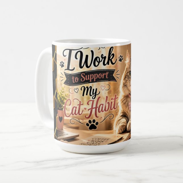 Mug pour propriétaire d'animal humoristique (Devant gauche)