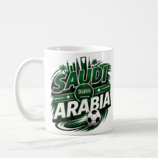 Mug pour supporter de football d'Arabie saoudite |
