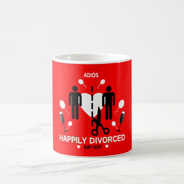 Mug pour survivant de divorce gay (Centre)