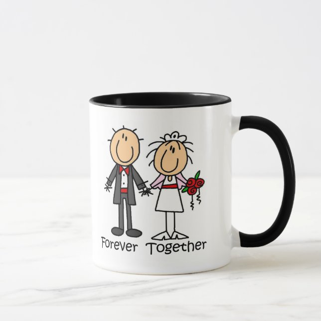 Mug Pour toujours ensemble T-shirts et cadeaux (Droite)