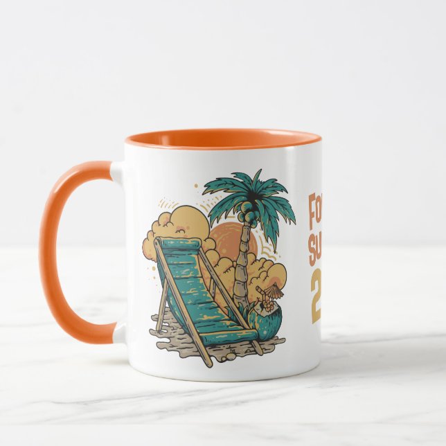 Mug Pour toujours été 2025 - Profitez de chaque couche (Gauche)