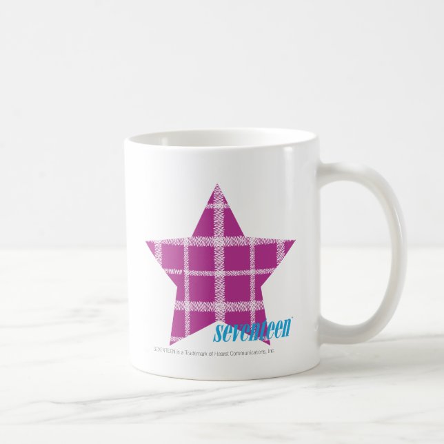 Mug Pourpre 3 de plaid (Droite)