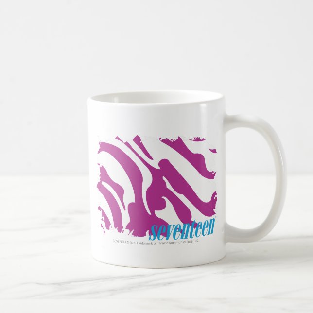 Mug Pourpre 3 de zèbre (Droite)