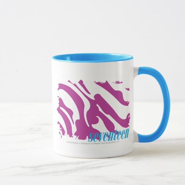 Mug Pourpre 3 de zèbre (Droite)