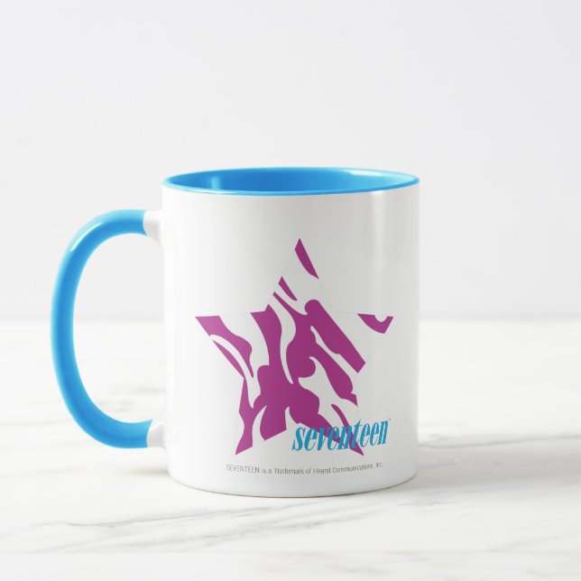 Mug Pourpre 4 de zèbre (Gauche)