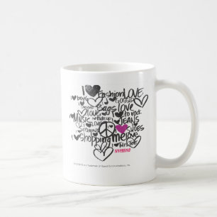 Mug Pourpre de graffiti