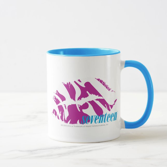 Mug Pourpre de zèbre (Droite)