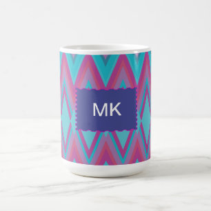 Mug Pourpre et tribal d'Aqua