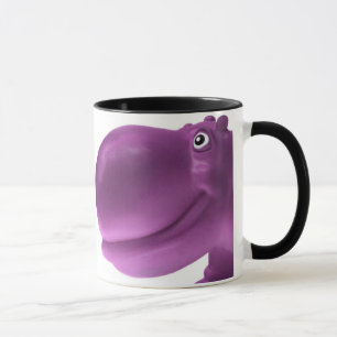 Mug Pourpre heureux d'hippopotame