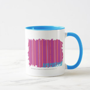 Mug Pourpre mince 2 de rayures